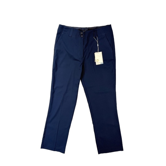 Nike Golf Women Size 6 Blue Straight Pants Dri-Fit UV Stretch 256859-410 NWT $80 - Picture 1 of 16